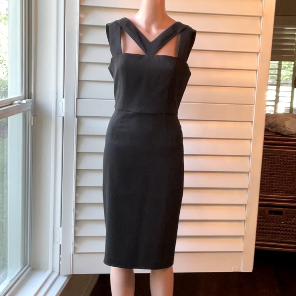 NWT sleeveless size 6 unique sheath dress fully lined